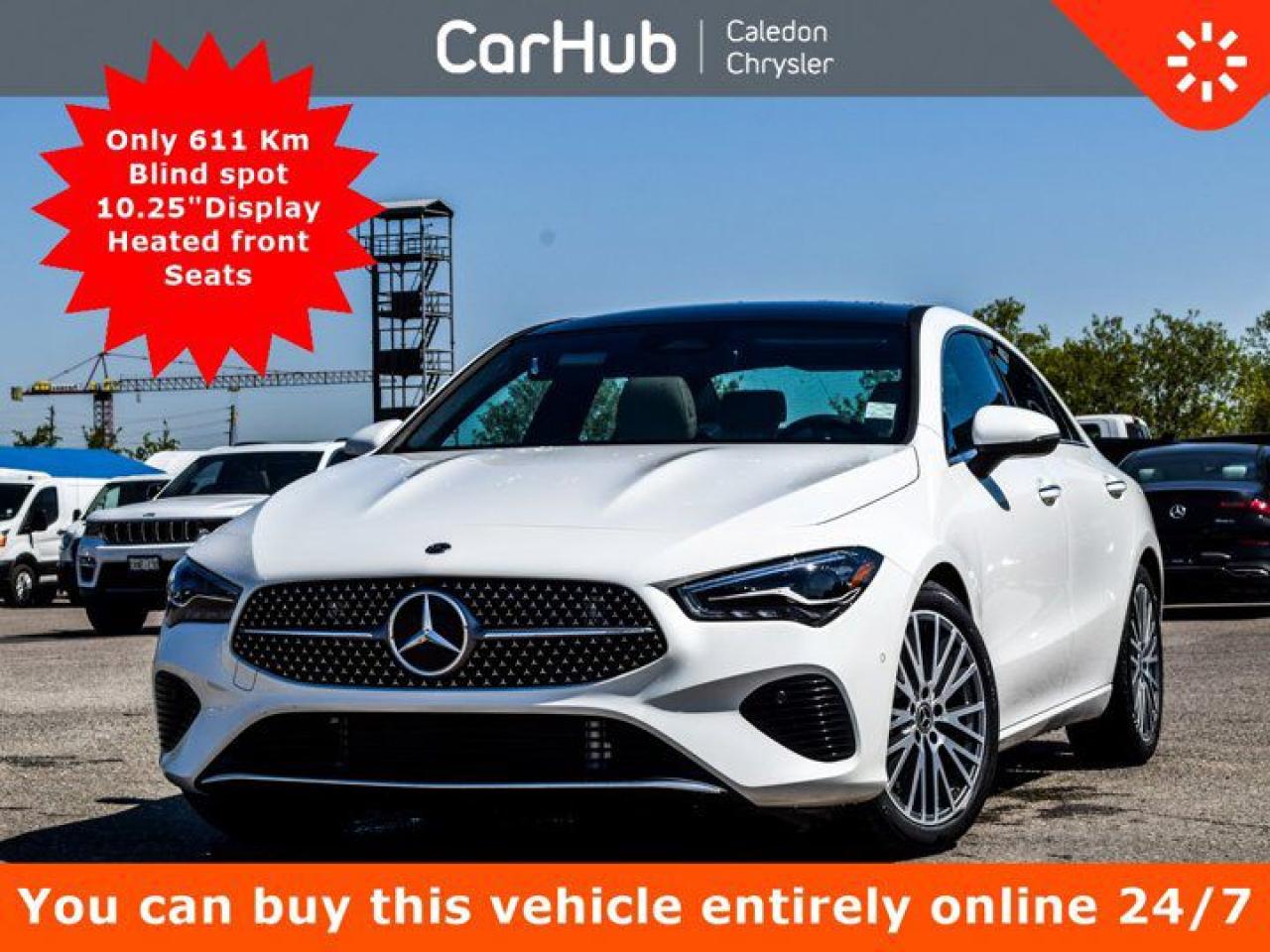 New 2025 Mercedes-Benz CLA-Class CLA 250 4Matic Only 611 Km Pano Sunroof 18