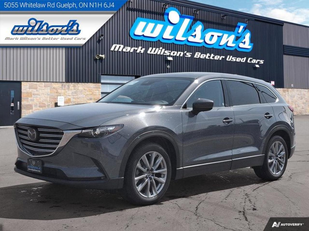 Used 2022 Mazda CX-9 GS-L AWD | Leather | Sunroof | 6 Pass. | Heated Wheel + Seats | Adaptive Cruise | Rear Camera & More for sale in Guelph, ON