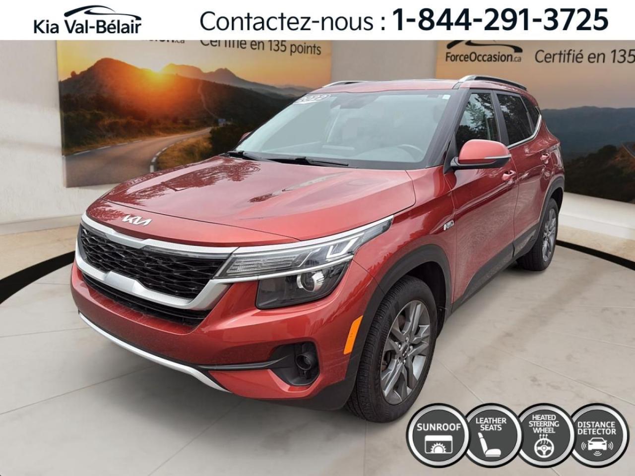 Used 2022 Kia Seltos EX * AWD * CUIR * TOIT * CARPLAY * CAMÉRA * CRUISE for sale in Québec, QC