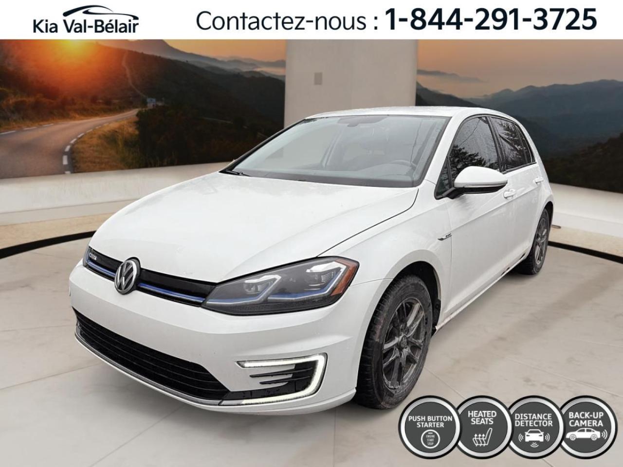 Used 2019 Volkswagen Golf e-Golf COMFORTLINE * EV * CAMÉRA * CRUISE * BI-ZONE * A/C for sale in Québec, QC