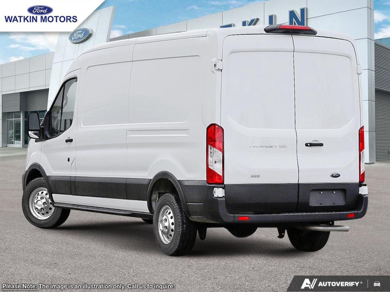 2025 Ford Transit Cargo Van T-350 148" MED RF 9500 GVWR AWD Photo3