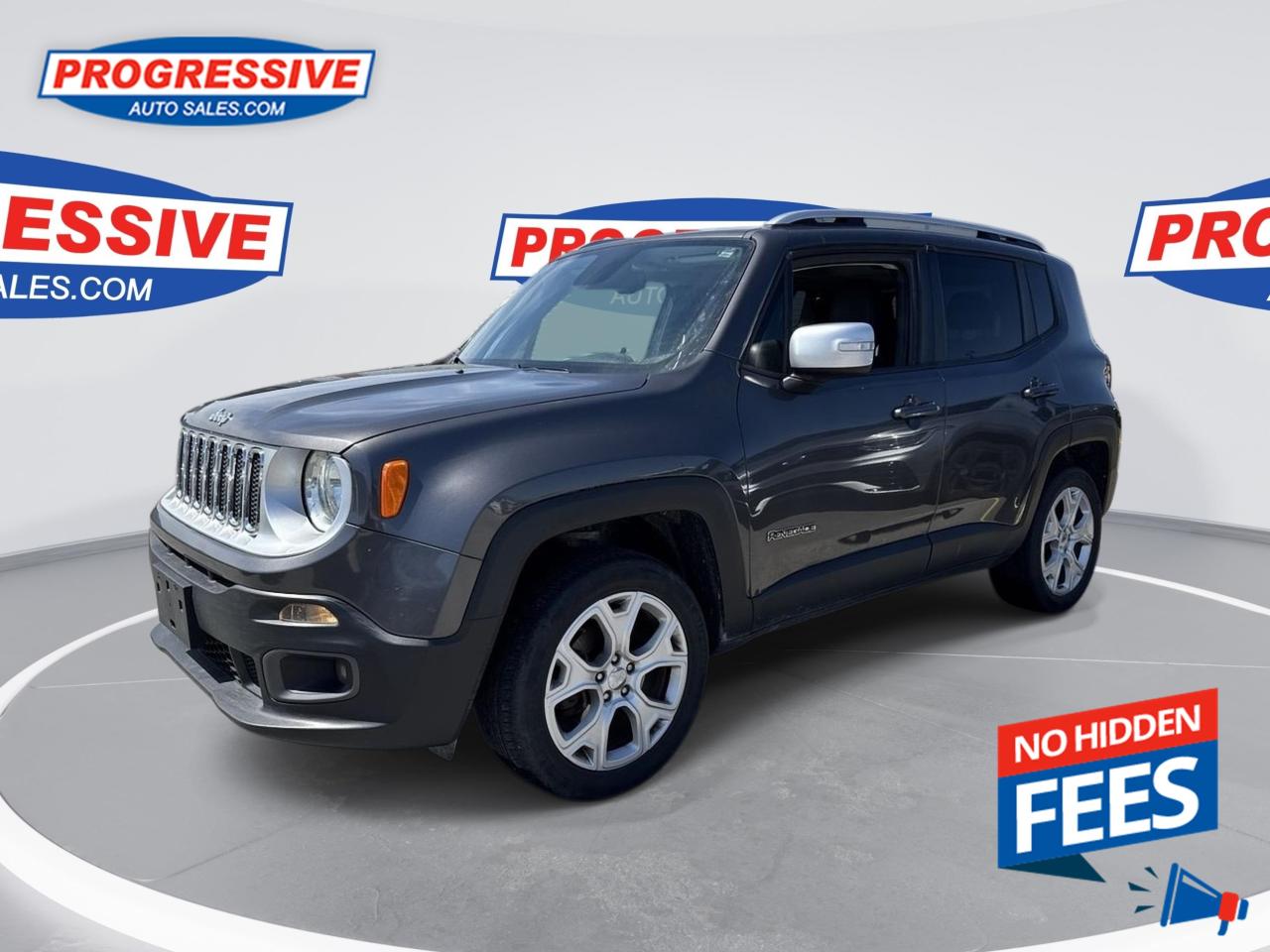 Used 2018 Jeep Renegade Limited - Leather Seats -  Heated Seats for sale in Sarnia, ON
