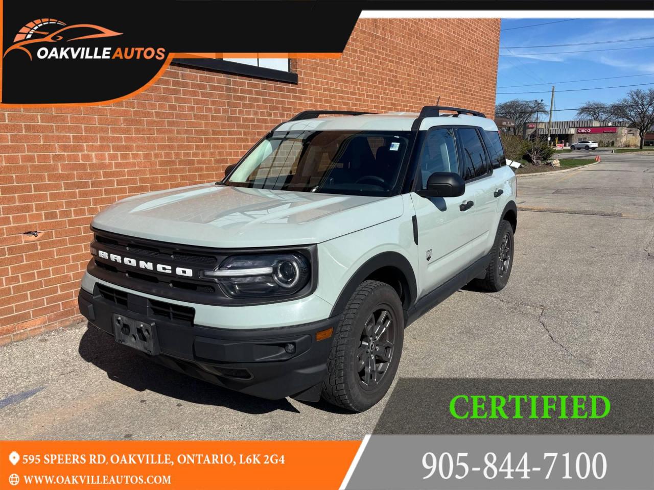 Used 2021 Ford Bronco Sport Big Bend 4x4 for sale in Oakville, ON