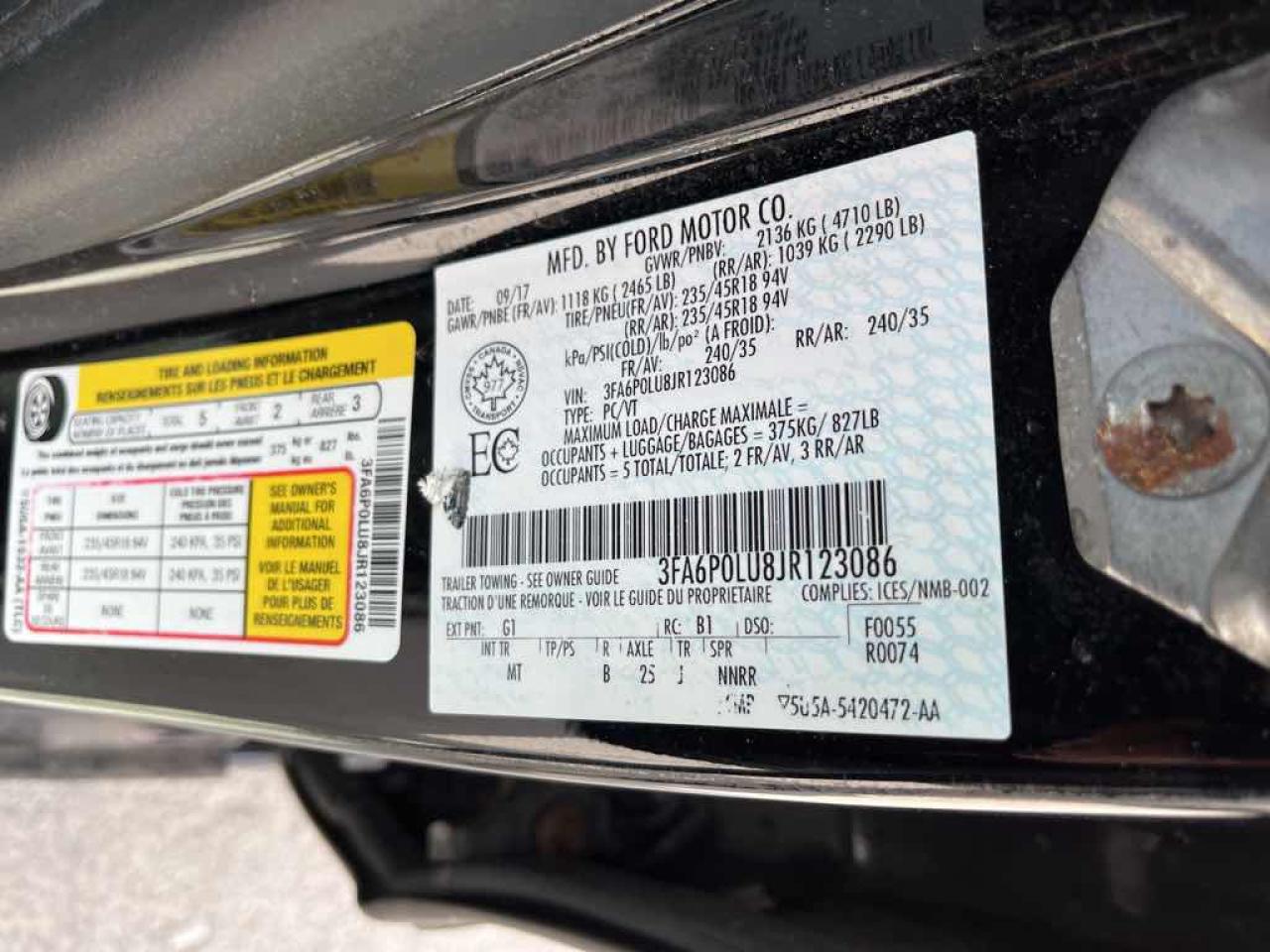 2018 Ford Fusion SE Hybrid - Photo #13