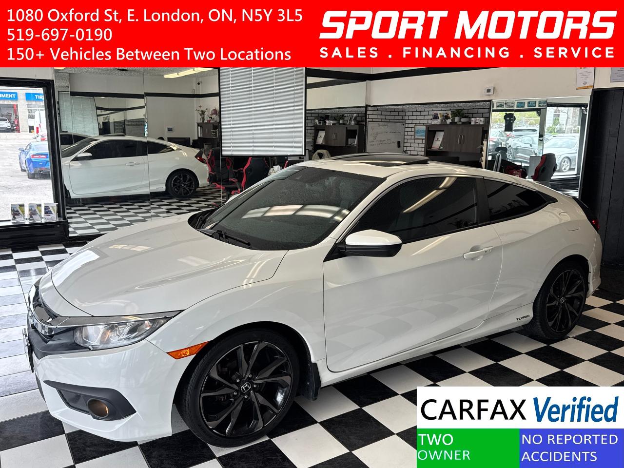 2018 Honda Civic EX-T COUPE w/Honda Sensing+Roof+CLEAN CARFAX Photo57