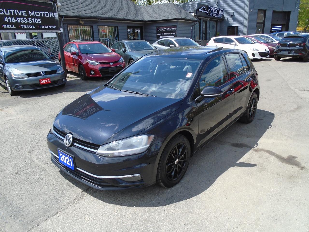 2021 Volkswagen Golf LOADED/ NO ACCIDENT/ REAR CAM / ROOF / NAVI / MINT - Photo #1