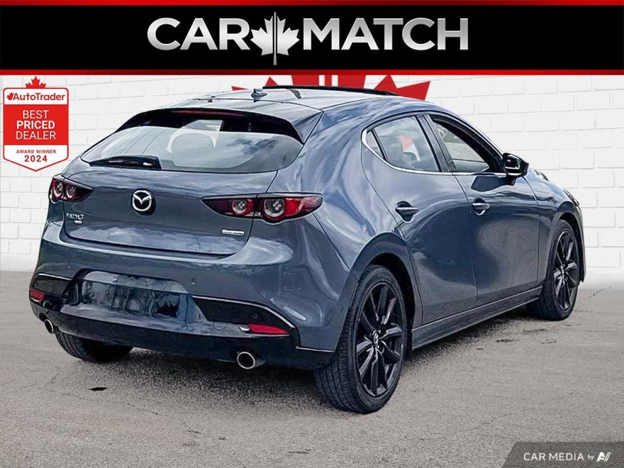 2020 Mazda MAZDA3 GT / i-ACTIV AWD / ROOF / NAV / RED LEATHER - Photo #2