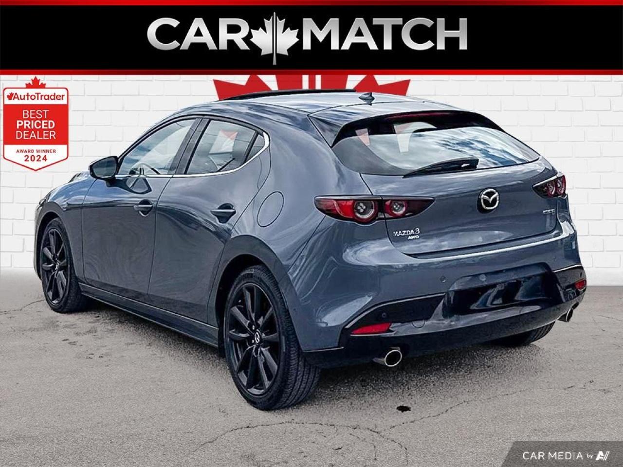 2020 Mazda MAZDA3 GT / i-ACTIV AWD / ROOF / NAV / RED LEATHER - Photo #3