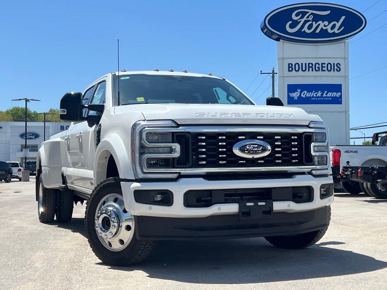 New 2025 Ford F-450 Super Duty DRW PLATINUM 4WD CREW CAB 8' BOX for sale in Midland, ON
