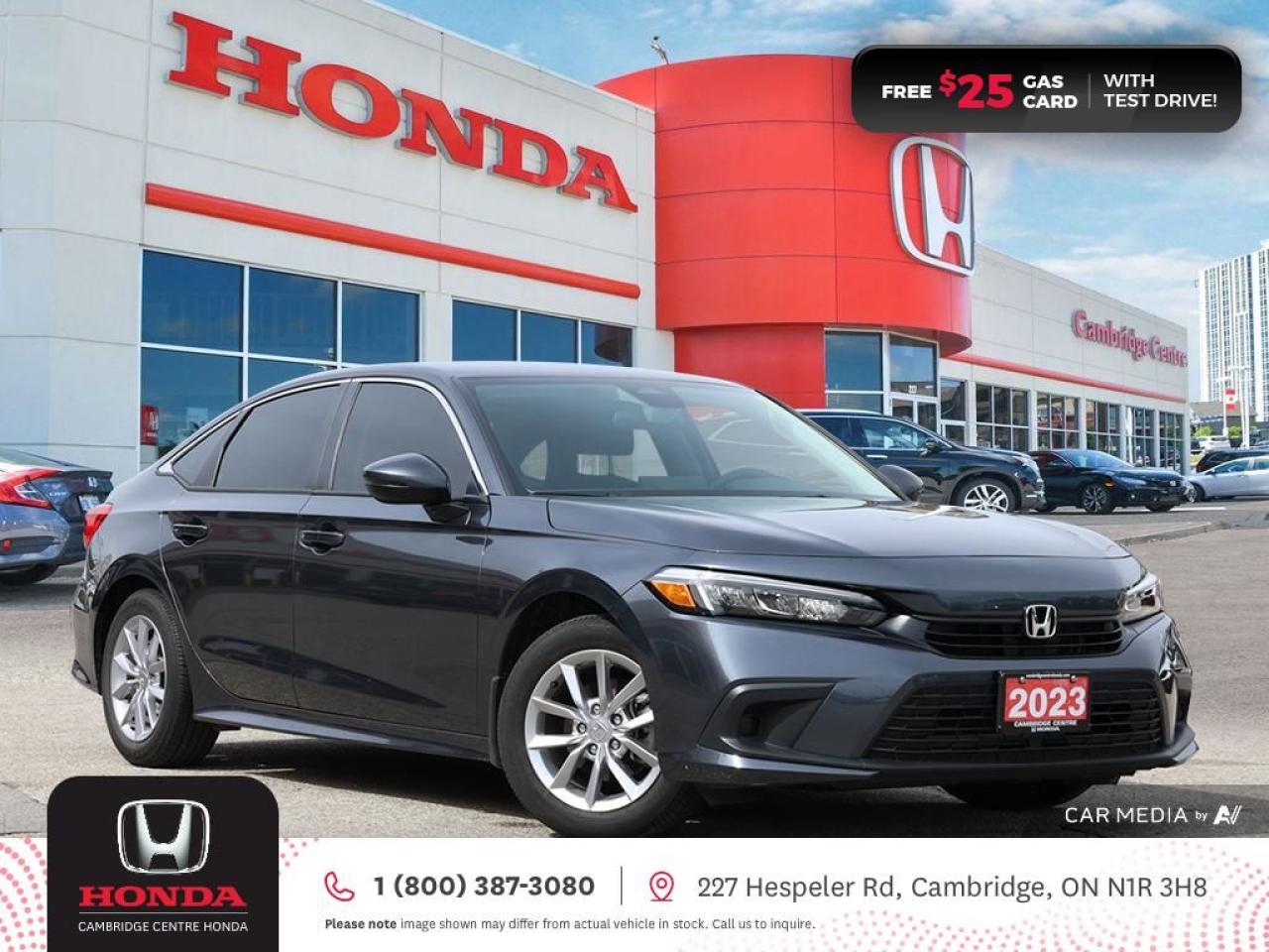 Used 2023 Honda Civic EX APPLE CARPLAY™/ANDROID AUTO™ | POWER SUNROOF | REARVIEW CAMERA for sale in Cambridge, ON
