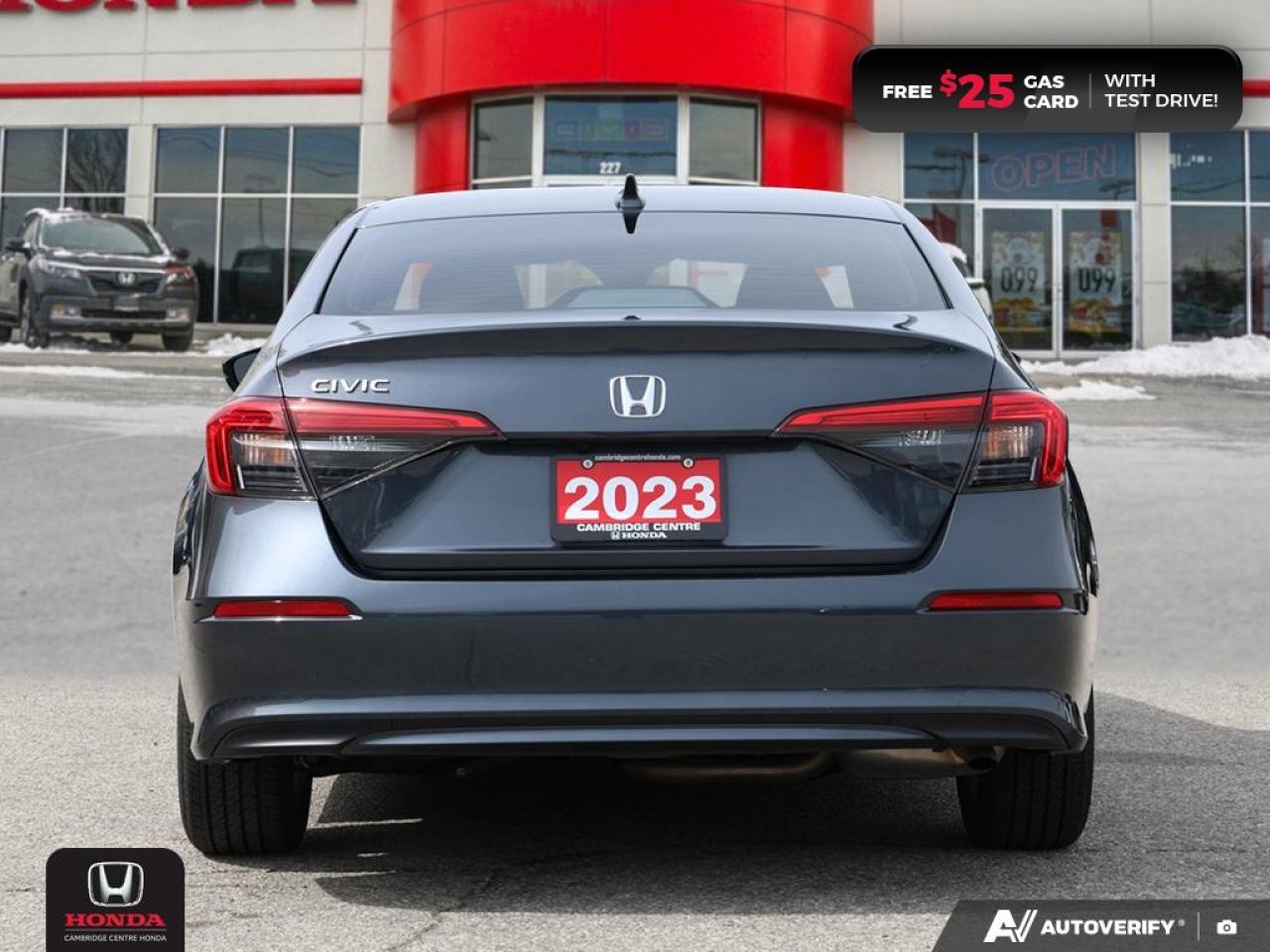 2023 Honda Civic EX APPLE CARPLAY™/ANDROID AUTO™ | POWER SUNROOF | REARVIEW CAMERA Photo4