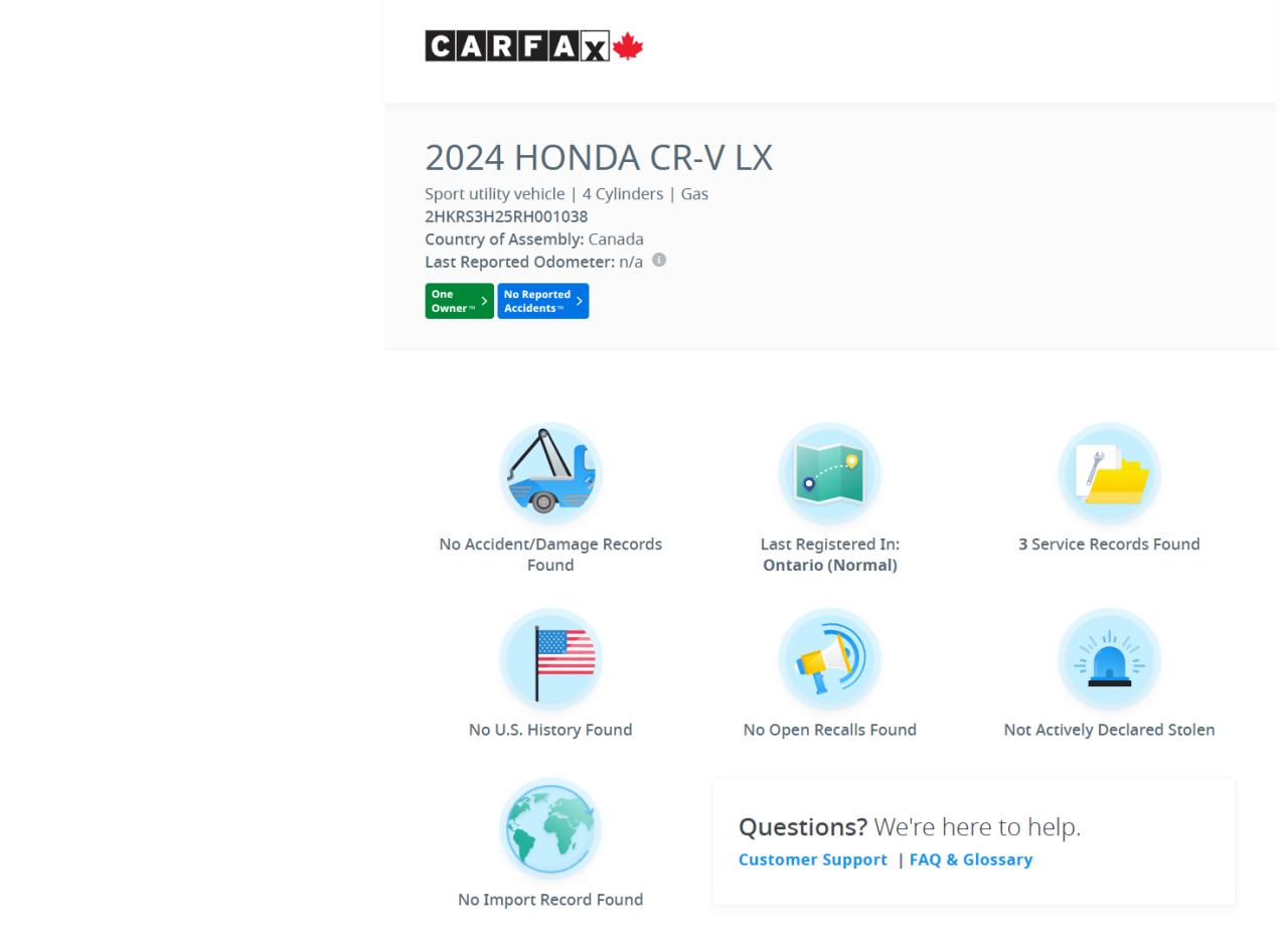 2024 Honda CR-V LX-B+Adaptive Cruise+ONE OWNER+CLEAN CARFAX Photo6