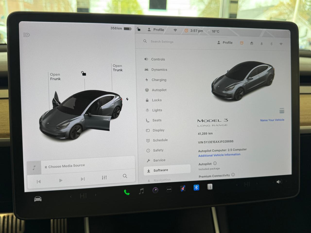 2018 Tesla Model 3 Model 3 LONG RANGE+ONE OWNER+CLEAN CARFAX - Photo #31