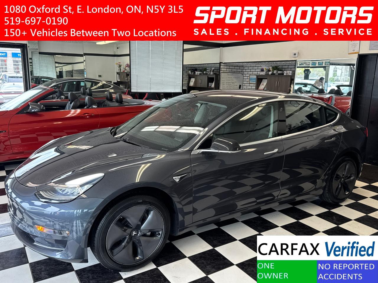 2018 Tesla Model 3 Model 3 LONG RANGE+ONE OWNER+CLEAN CARFAX Photo59