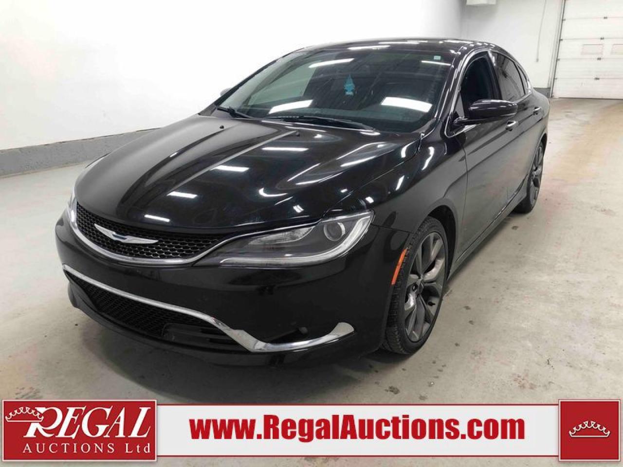 Used 2016 Chrysler 200 C for sale in Calgary, AB