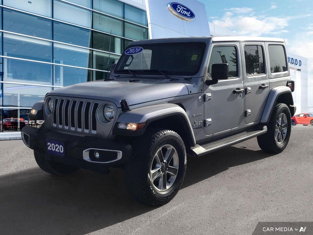 Used 2020 Jeep Wrangler Sahara 4x4 | Hard Top | Heated Seats | Touch Screen for sale in Winnipeg, MB
