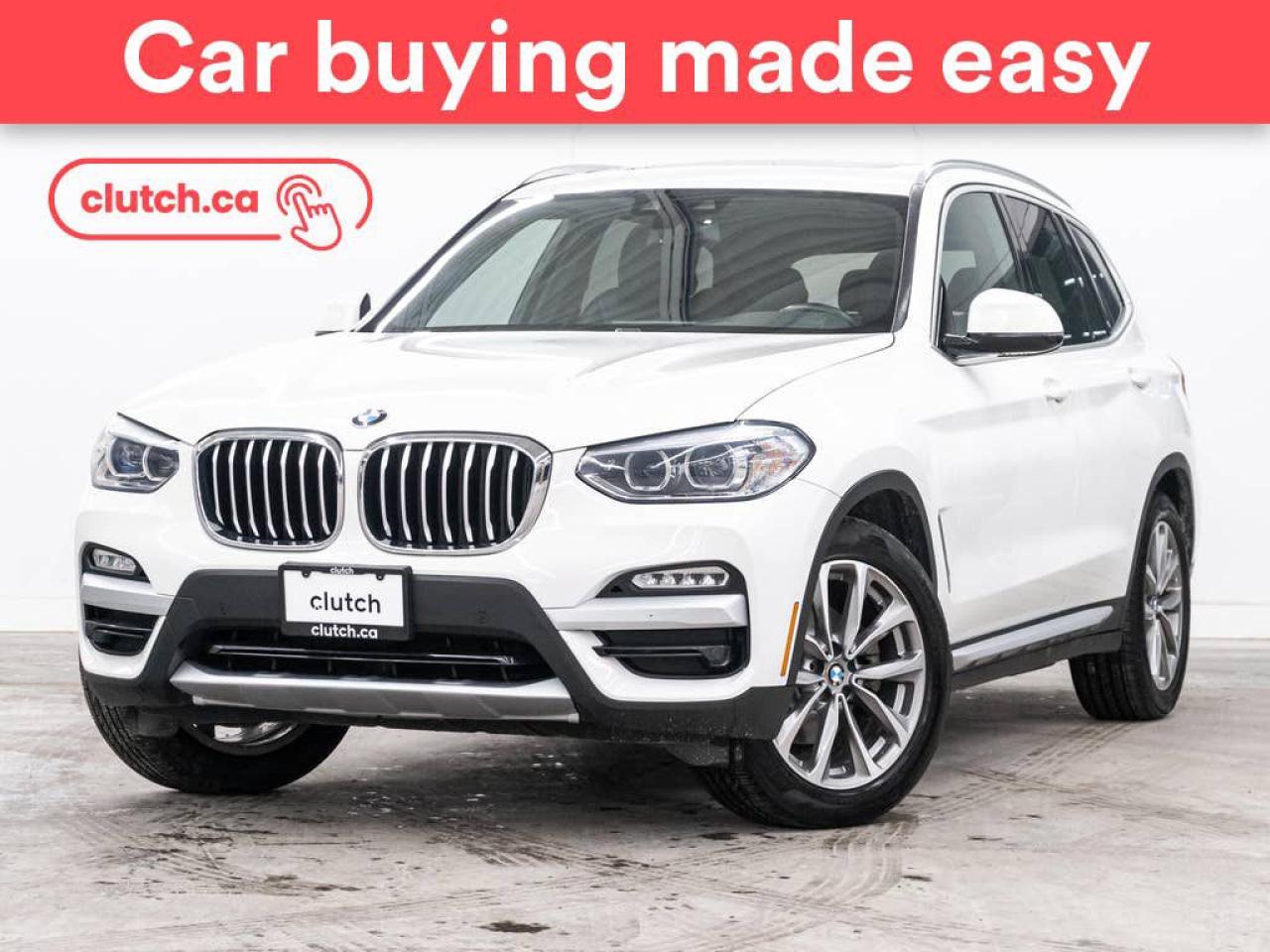Used 2019 BMW X3 xDrive30i AWD w/ Apple CarPlay, Panoramic Moonroof, Rearview Cam for sale in Toronto, ON