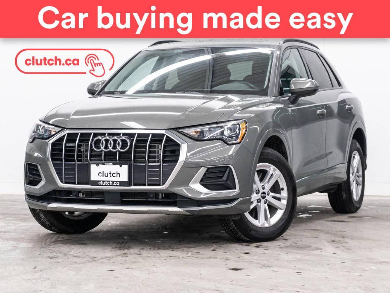 Used 2022 Audi Q3 40 Komfort AWD w/ Apple CarPlay & Android Auto, Rearview Cam, Dual Zone A/C for sale in Toronto, ON