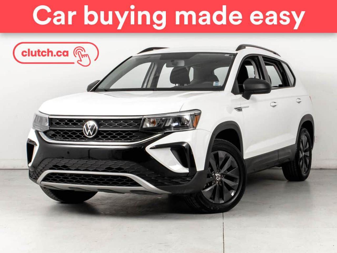 Used 2022 Volkswagen Taos Trendline w/ Apple CarPlay & Android Auto, Rearview Cam, Heated Steering Wheel for sale in Bedford, NS