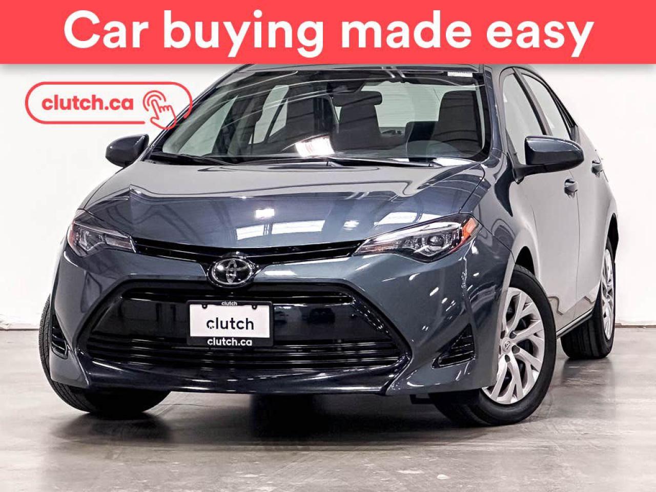 Used 2018 Toyota Corolla LE w/ Rearview Cam, Heated Front Seats, Bluetooth for sale in Toronto, ON