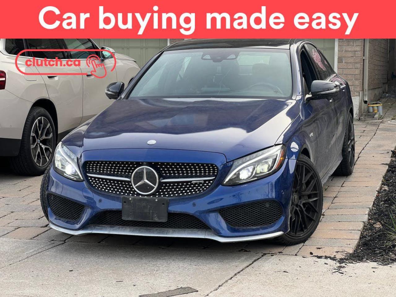 Used 2017 Mercedes-Benz C-Class AMG C 43 AWD w/ Front Heated Seats, Rearview Cam, Dual Zone A/C for sale in Toronto, ON