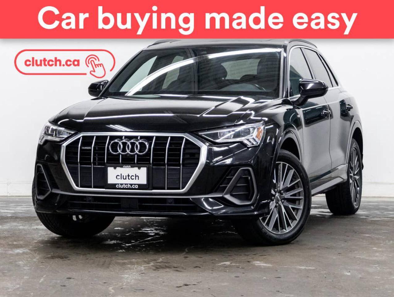 Used 2020 Audi Q3 Technik AWD w/ Apple CarPlay & Android Auto, Rearview Cam, Nav for sale in Toronto, ON