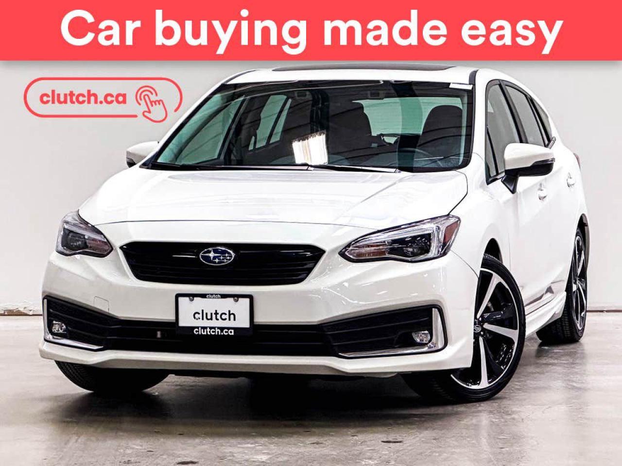 Used 2023 Subaru Impreza Sport-Tech AWD w/ EyeSight Pkg. w/ Apple CarPlay, Heated Front Seats, Rearview Cam for sale in Toronto, ON
