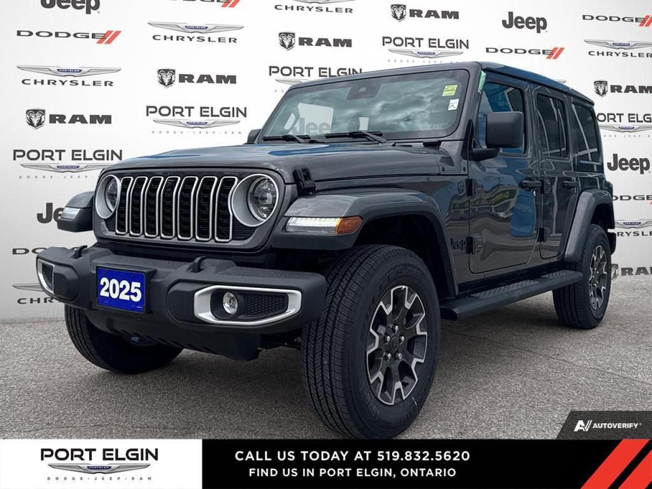 New 2025 Jeep Wrangler 4-Door Sahara for sale in Port Elgin, ON