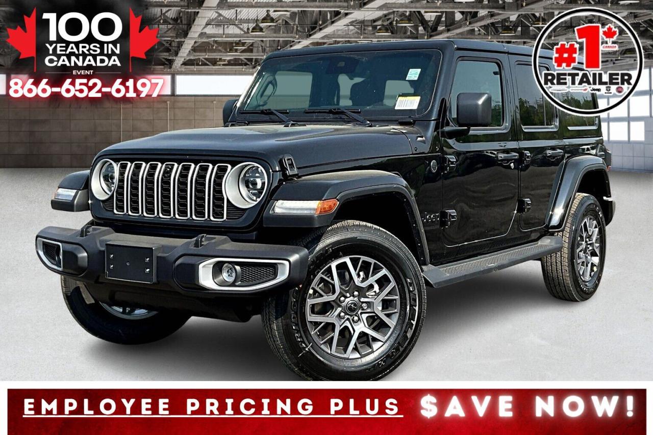 New 2025 Jeep Wrangler SAHARA 4DR | Hardtop | Leather | Safety&Tech Grp for sale in Mississauga, ON
