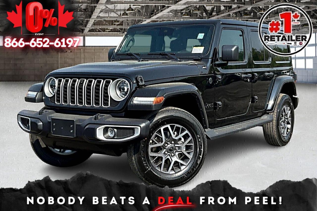 New 2025 Jeep Wrangler SAHARA 4DR | Hardtop | Leather | Safety&Tech Grp for sale in Mississauga, ON