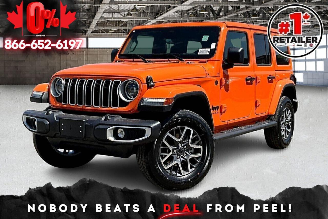 New 2025 Jeep Wrangler SAHARA 4DR | Leather | Painted Hardtop | Joose for sale in Mississauga, ON