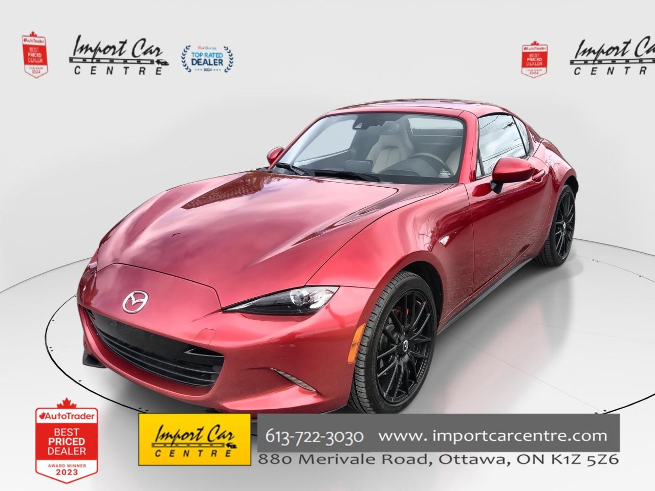 Used 2017 Mazda Miata MX-5 RF GT HARDTOP, GT, 6 SPEED, LEATHER, BLIS, NAVI, HTD. for sale in Ottawa, ON
