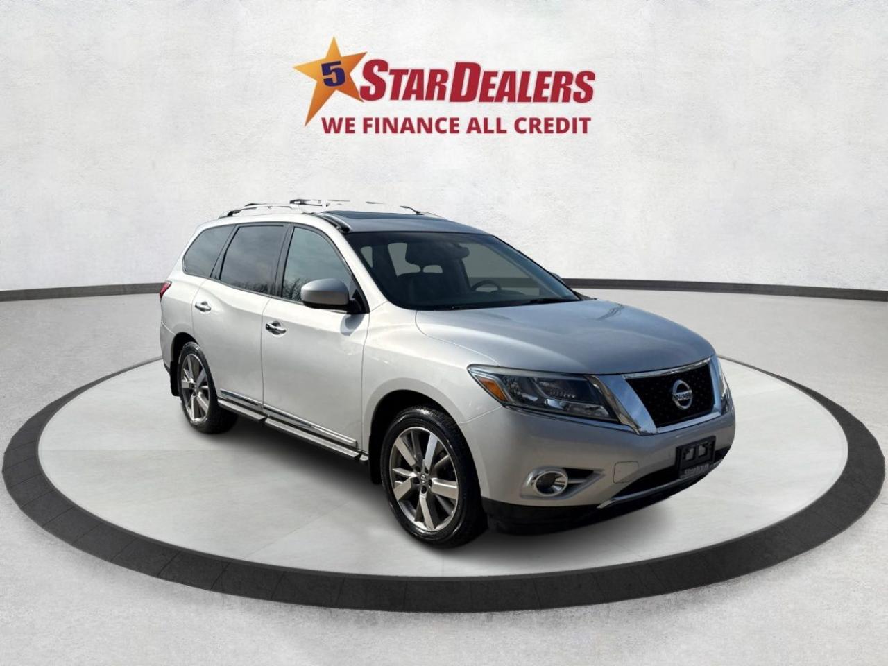 Used 2014 Nissan Pathfinder Platinum NAV LEATHER SUNROOF WE FINANCE ALL CREDIT for sale in London, ON