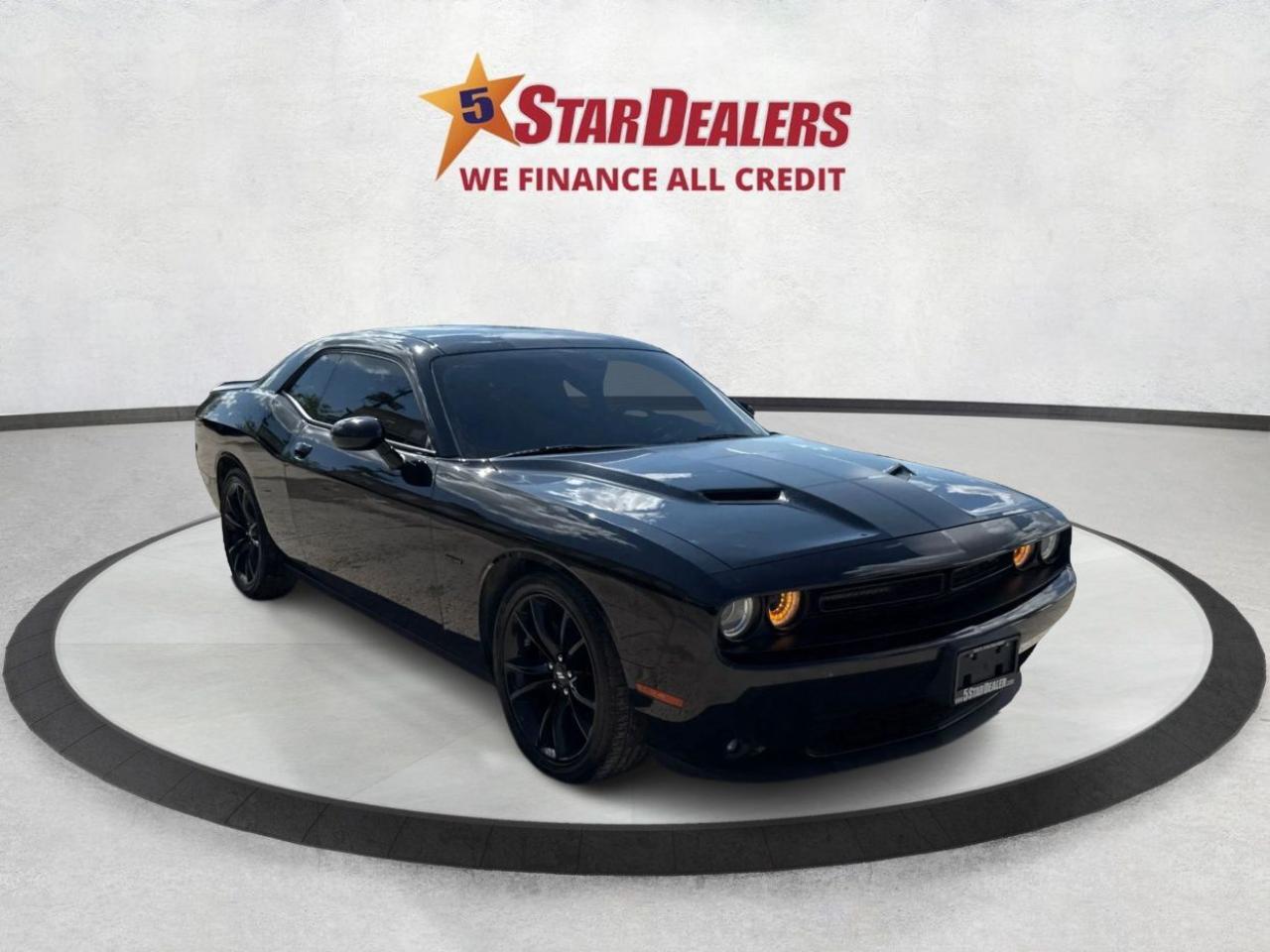 Used 2017 Dodge Challenger R-T BLACK TOP NAV LEATHER 8K OPTIONS WE FINANCE for sale in London, ON