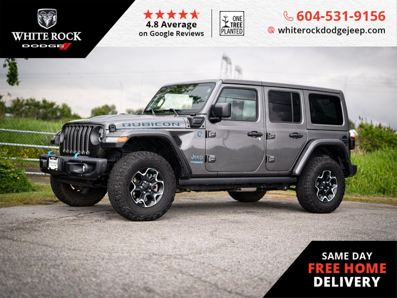 Used 2022 Jeep Wrangler Unlimited 4xe Rubicon for sale in Surrey, BC