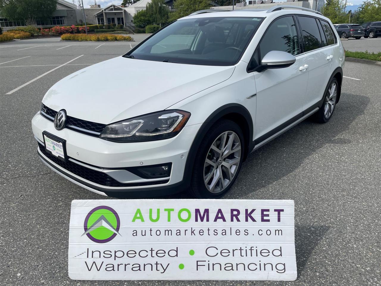 Used 2019 Volkswagen Golf Alltrack ALLTRACKS, EXEC LINE, IMMACULATE, FINANCING, WARRANTY, INSPECTED W/BCAA MBSHP! for sale in Surrey, BC