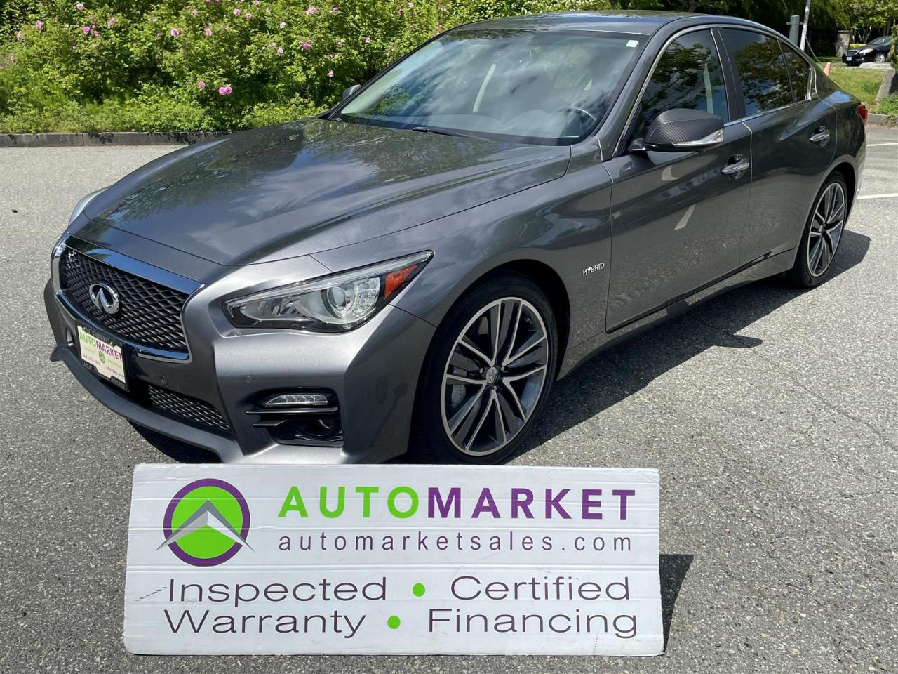 Used 2015 Infiniti Q50 HYBRID, SPORT, AWD, LOADED,  FINANCING, WARRANTY, INSPECTED W/BCAAMBSHP! for sale in Surrey, BC