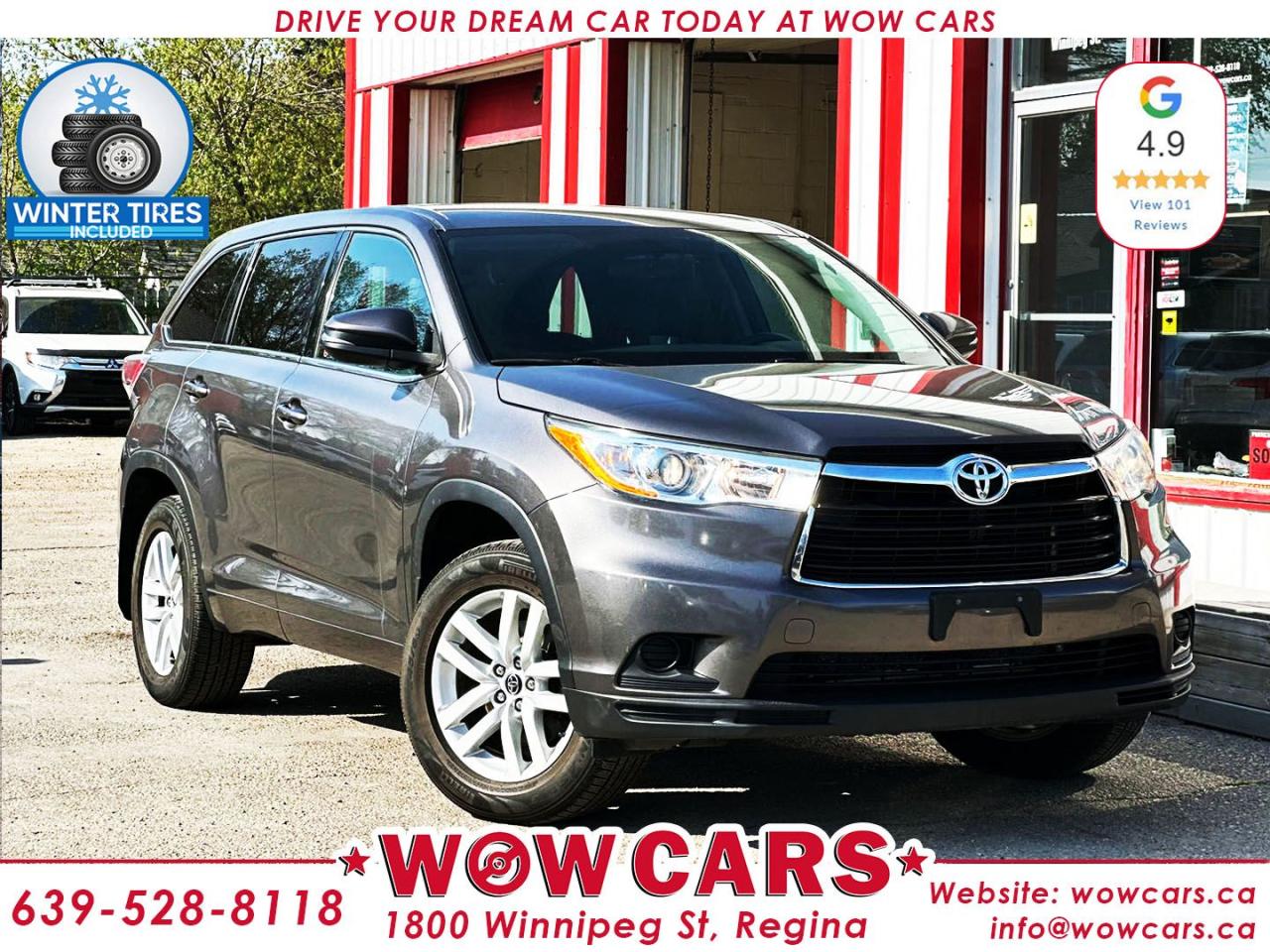 Used 2016 Toyota Highlander LE - NO ACCIDENTS for sale in Regina, SK