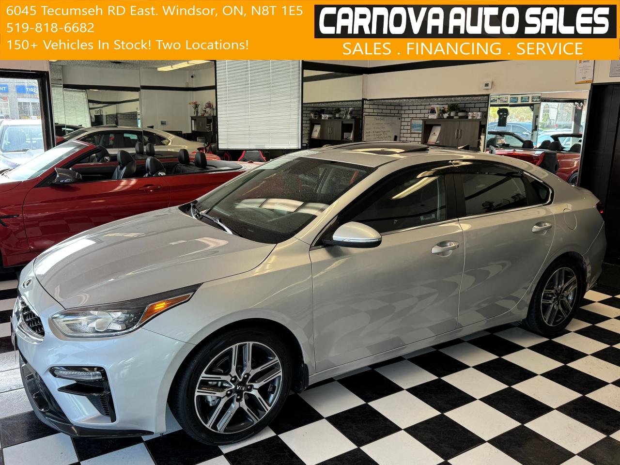 Used 2020 Kia Forte EX Premium+Sunroof+BlindSpot+Lane Keep+RemoteStart for sale in Windsor, ON