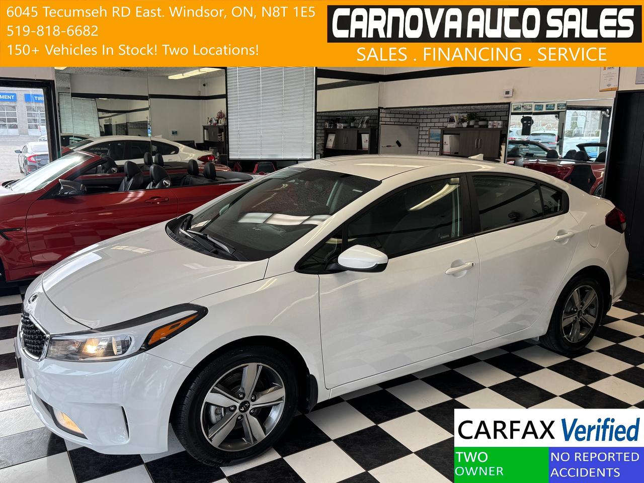 2018 Kia Forte LX+New Tires+Camera+ApplePlay+CLEAN CARFAX Photo0
