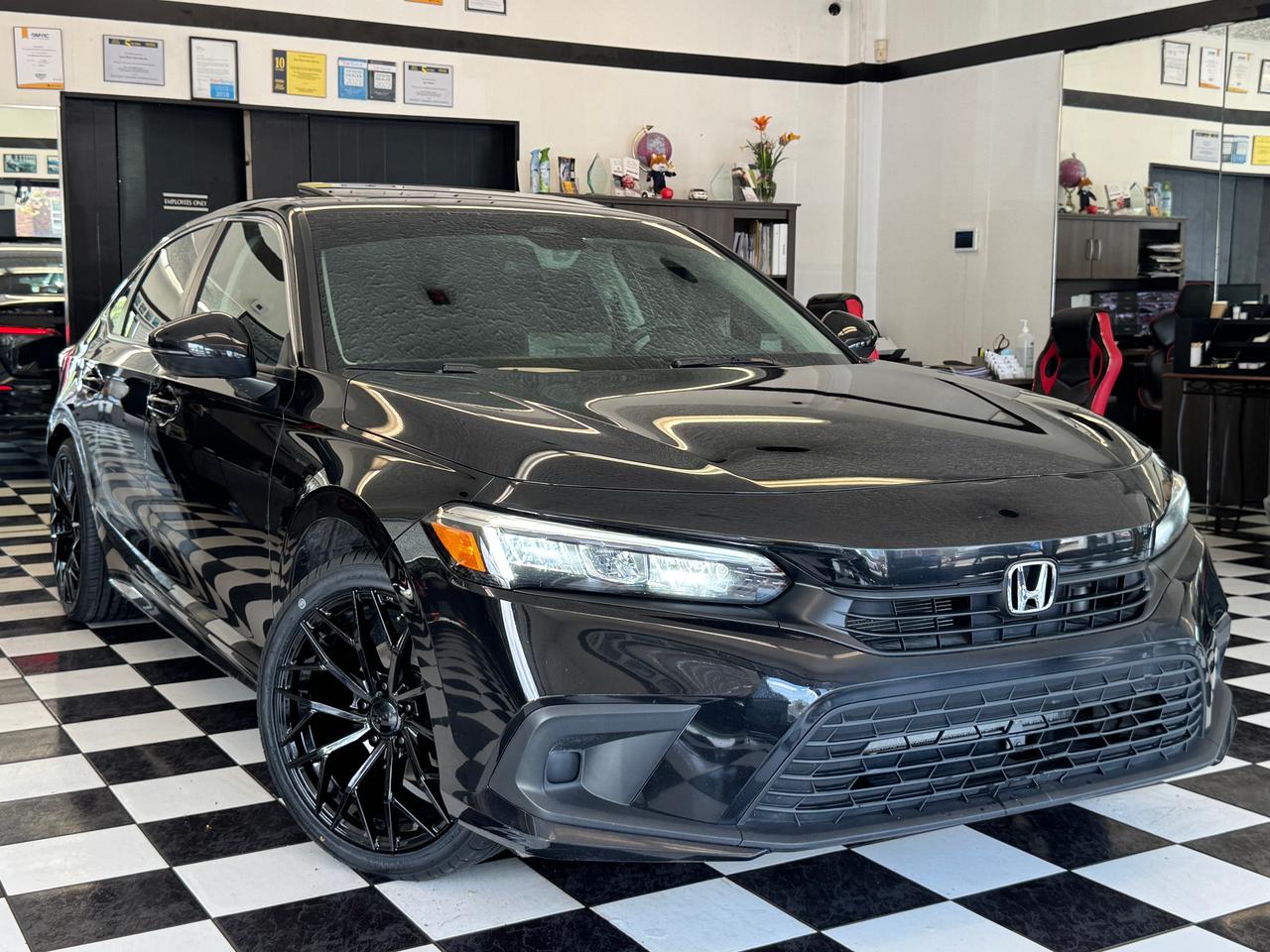 2022 Honda Civic EX+Roof+Camera+ONE OWNER+CLEAN CARFAX Photo