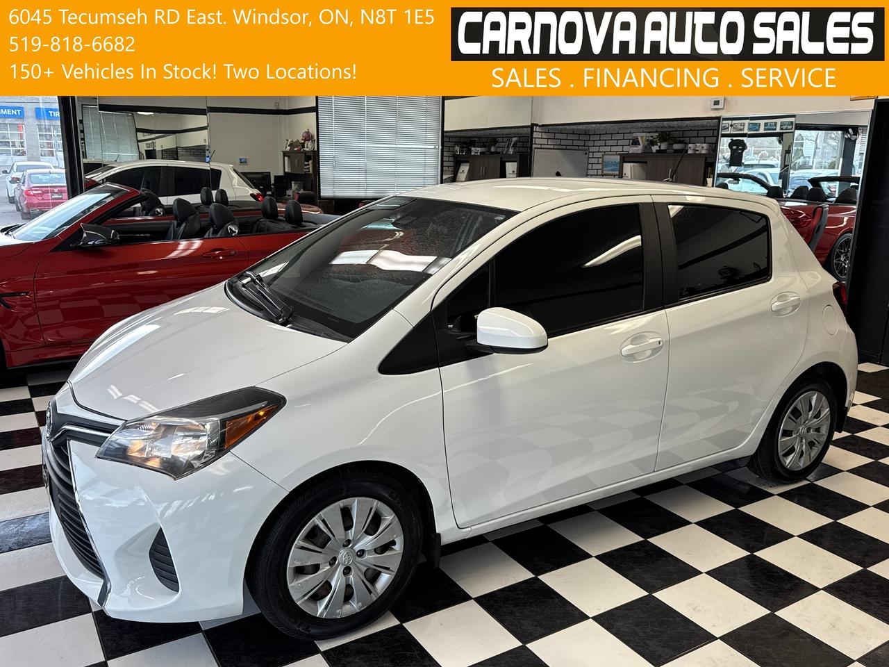 2017 Toyota Yaris LE+Lane Departure+Collision Alert+Camera+Tinited Photo0