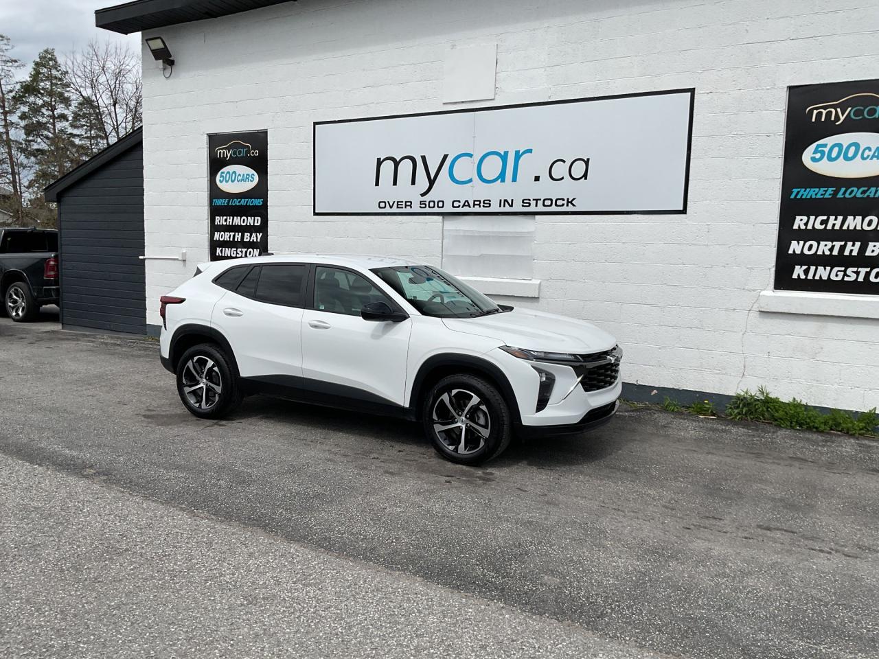 Used 2024 Chevrolet Trax 1RS LOW MILEAGE!!!!  HEATED SEATS. BACKUP CAM. BLUETOOTH. A/C. CRUISE. PWR GROUP. PERFECT FOR YOU!!! for sale in North Bay, ON