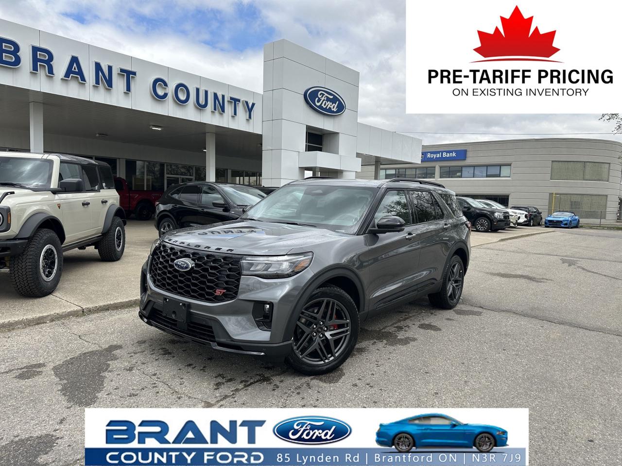 New 2025 Ford Explorer ST 4WD for sale in Brantford, ON