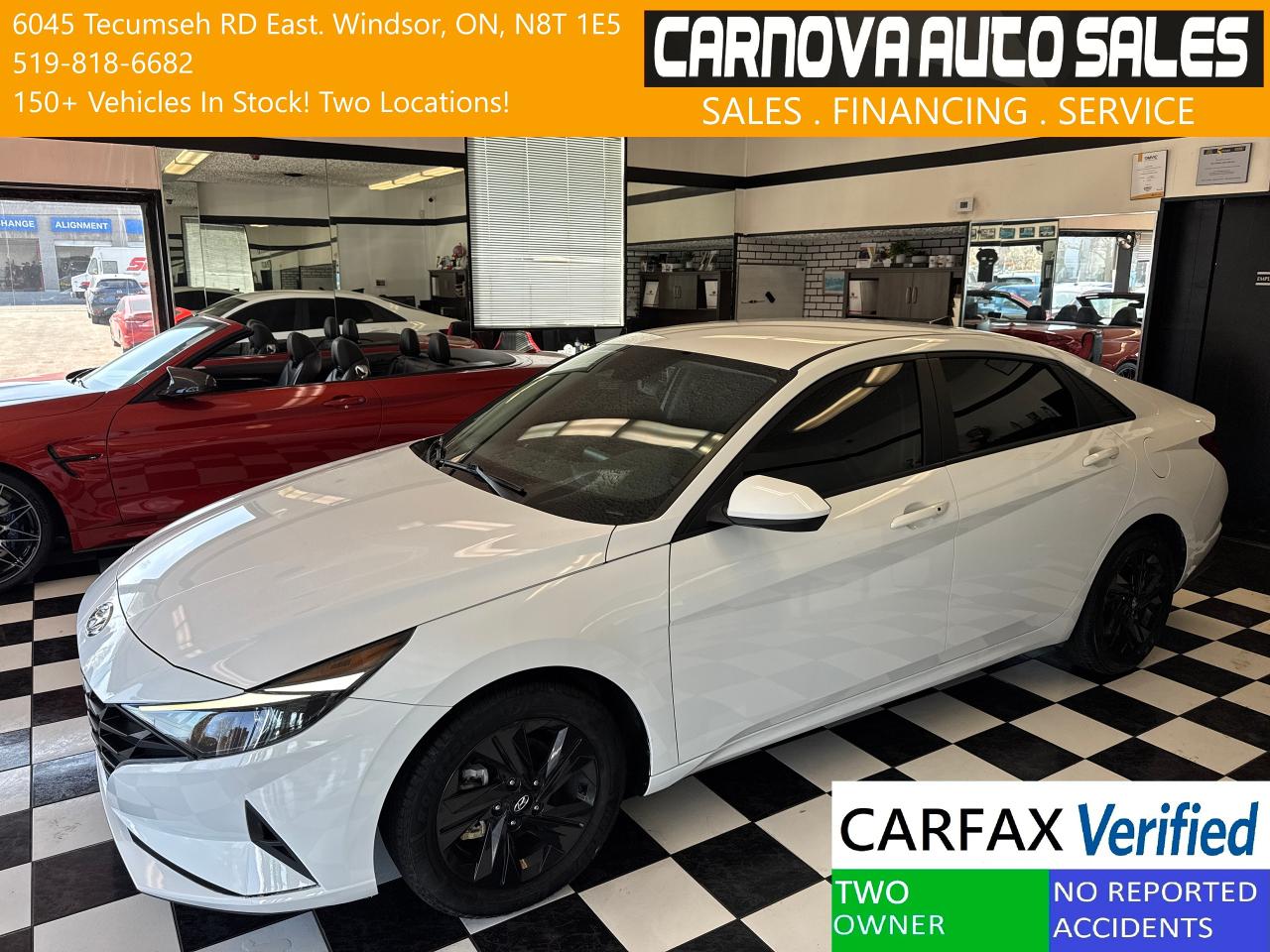 Used 2021 Hyundai Elantra Preferred+RemoteStart+ApplePlay+Camera+CLEANCARFAX for sale in Windsor, ON