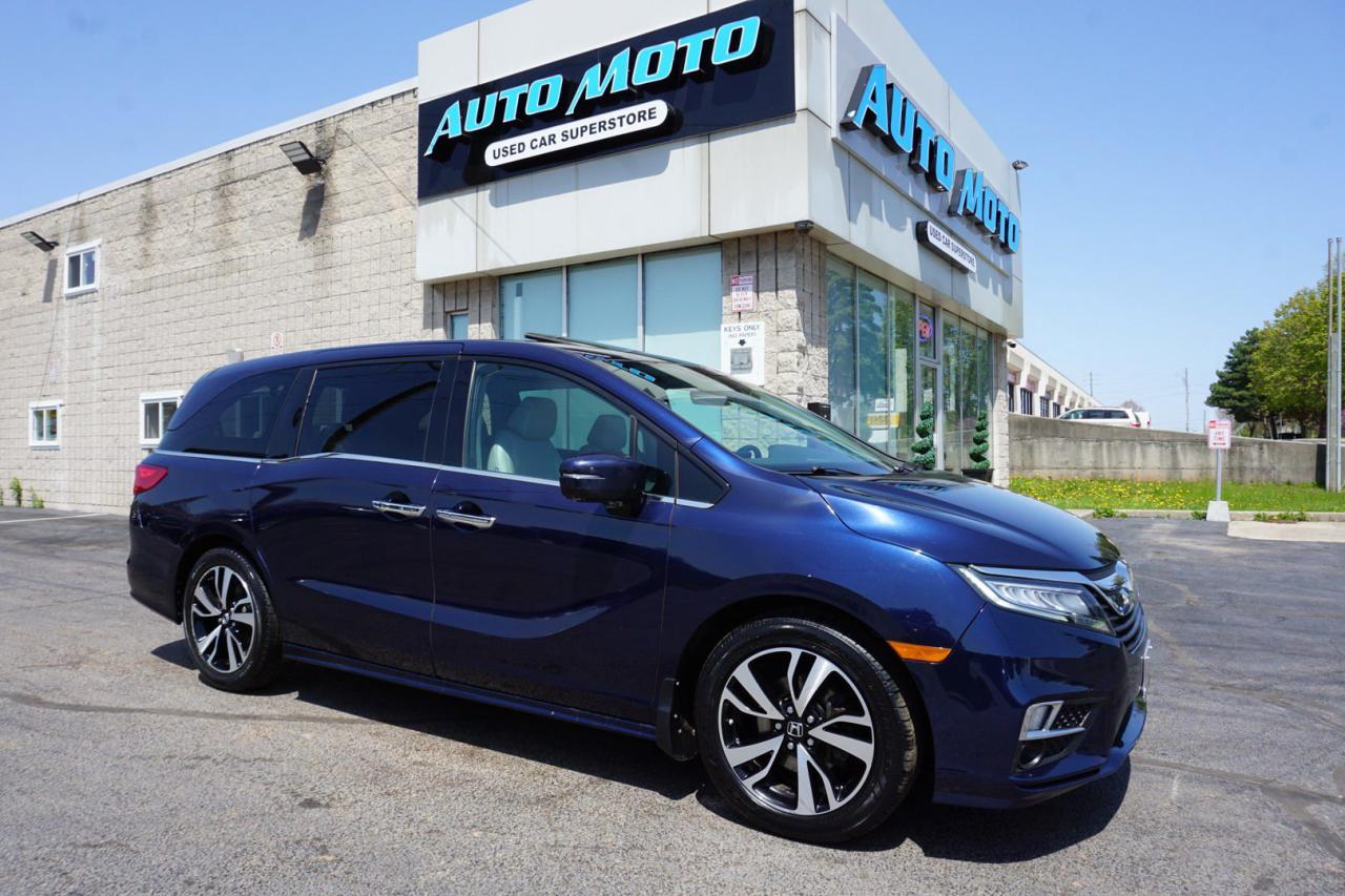 2018 Honda Odyssey TOURING CERTIFIED *8 SEATS*26 HONDA SERVICE* NAV CAMERA BLUETOOTH DVD SUNROOF LEATHER HEATED SEATS CRUISE ALLOYS - Photo #1