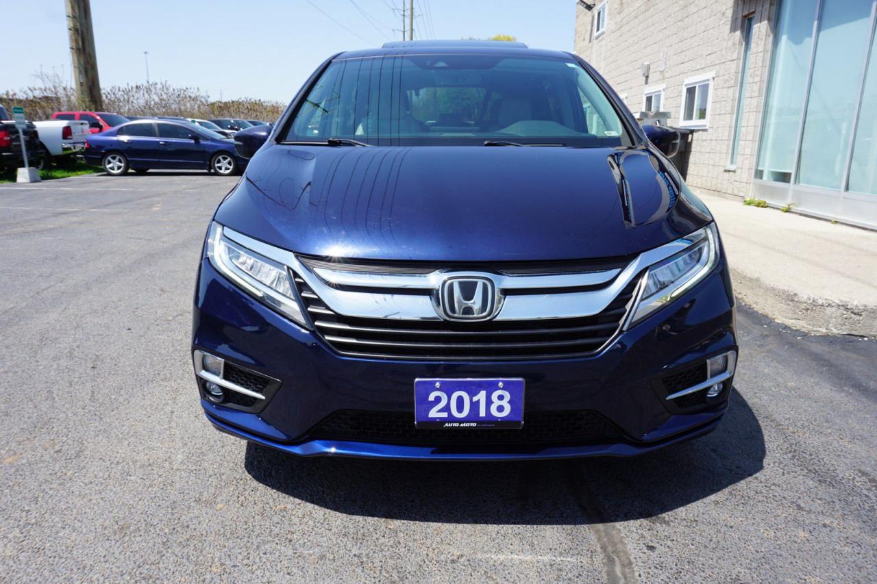 2018 Honda Odyssey TOURING CERTIFIED *8 SEATS*26 HONDA SERVICE* NAV CAMERA BLUETOOTH DVD SUNROOF LEATHER HEATED SEATS CRUISE ALLOYS - Photo #2