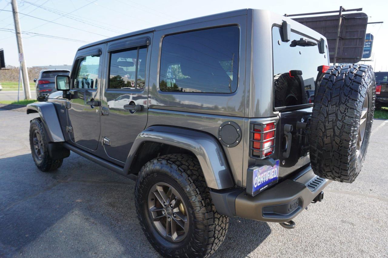 2017 Jeep Wrangler V6 UNLIMITED SAHARA 75th-ANNIVERSARY 4WD CERTIFIED *1 OWNER*FREE ACCIDENT* NAV BLUETOOTH HEATED LEATHER CRUISE ALLOYS - Photo #5