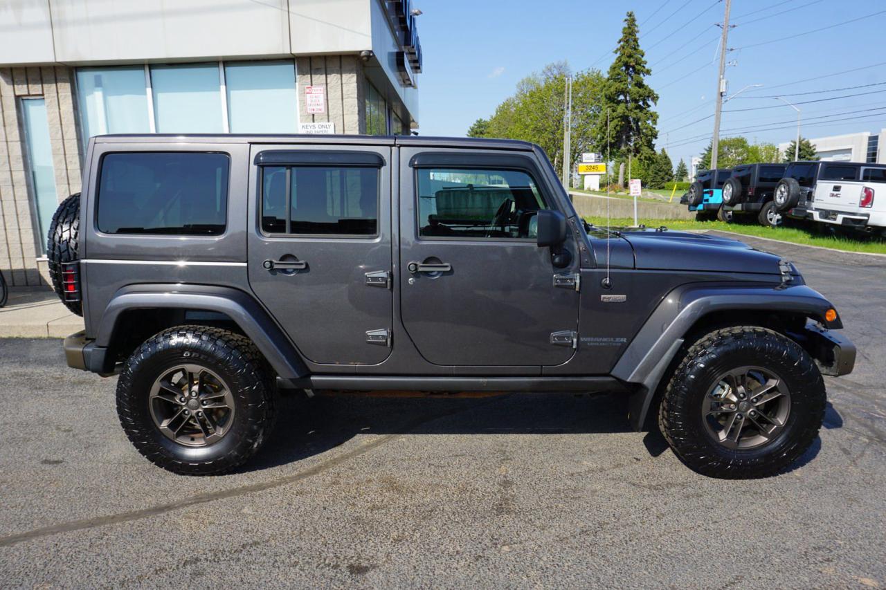 2017 Jeep Wrangler V6 UNLIMITED SAHARA 75th-ANNIVERSARY 4WD CERTIFIED *1 OWNER*FREE ACCIDENT* NAV BLUETOOTH HEATED LEATHER CRUISE ALLOYS - Photo #8