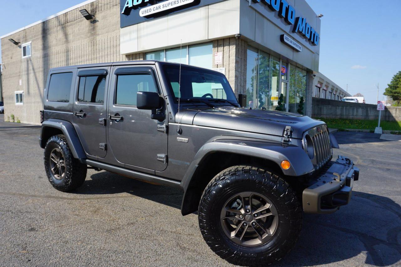 2017 Jeep Wrangler V6 UNLIMITED SAHARA 75th-ANNIVERSARY 4WD CERTIFIED *1 OWNER*FREE ACCIDENT* NAV BLUETOOTH HEATED LEATHER CRUISE ALLOYS - Photo #9